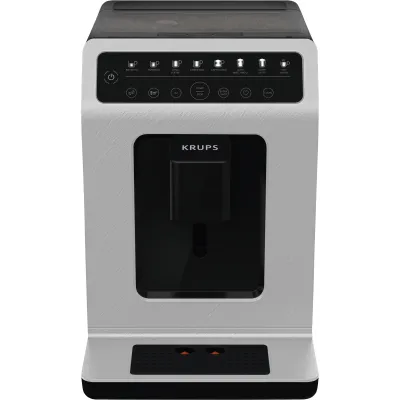 Krups Kaffeevollautomat Evidence ECOdesign EA897A | 8 Getränke | Milchaufschäumer | Touch | Weiß