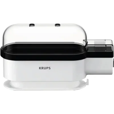 KRUPS Eierkocher EG2341 Ovomat Trio | 3 Eier | Ein-/Ausschalter | Signalton | Messbecher mit Eierstecher | Weiß