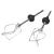 Bild: Krups Handmixer 3Mix 7000 F60858 | Jubiläumsedition | 500W | Edelstahlbesen & Knethaken | Tasche | schwarz/kupfer