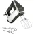 Bild: Krups Handmixer 3 Mix 6000 GN6021 | 600 Watt | 5 Stufen & Turbo | Edelstahl-Quirle & Knethaken | Soft-Touch-Griff