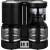 Bild: Krups KM8508 Duothek Plus | Kombi-Kaffee- & Teemaschine | 2 Glaskannen | Schwenkfilter | Schwarz