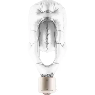 Krups Schwebehaube CF6000 Ionic Haartrockner | 600W | 2 Heizstufen | Kaltstufe | Antistatik | Weiß | Aufbewahrungstasche