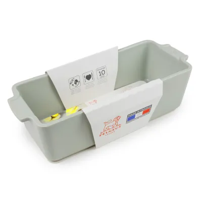 Peugeot Kuchenform 31cm | Keramik Backform | gleichmäßiges Backen | leicht zu reinigen | Made in France | salbeigrün