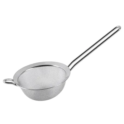 my basics Küchensieb B00512O9F4 | Edelstahl Feinsieb 13 cm Ø | Küchenhelfer feinmaschig | silberfarben