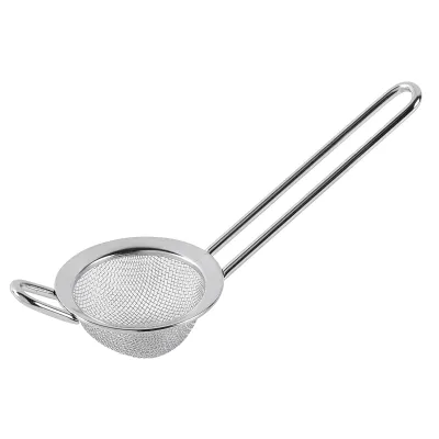 my basics Küchensieb 10002146 | Edelstahl feinmaschig | Durchmesser 6,3 cm | silberfarben | platzsparend