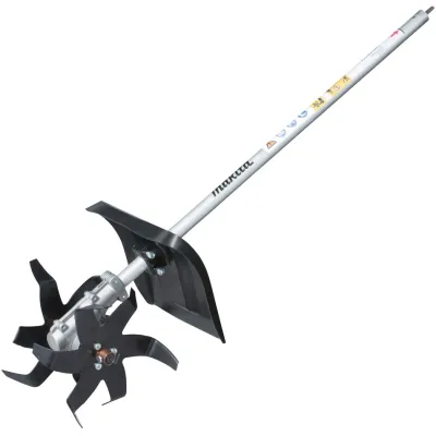 Makita Kultivatoraufsatz KR401MP | Für DUX60Z/UX01G | 22 cm Arbeitsbreite | Metall/Kunststoff | grau
