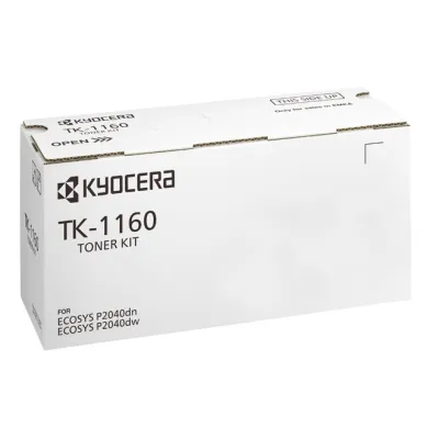 Kyocera Toner TK-1160 | Original Lasertoner | Schwarz | 7.200 Seiten | Passend für ECOSYS P2040dn, P2040dw