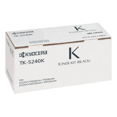 Kyocera Toner TK-5240K | 1T02R70NL0 | Schwarz | für ECOSYS M5526cdn, M5526cdw, P5026cdn, P5026cdw | 4.000 Seiten