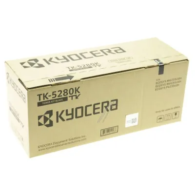 Kyocera Toner TK-5280K 1T02TW0NL0 | Lasertoner | 13.000 Seiten | Schwarz | Original für ECOSYS P6235 M6235 M6635