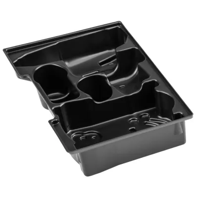 Bosch Professional Koffereinlage 1600A002WX | für GSR 12V-15/12V-20/HX | passend L-Boxx 102 | Kunststoff | schwarz