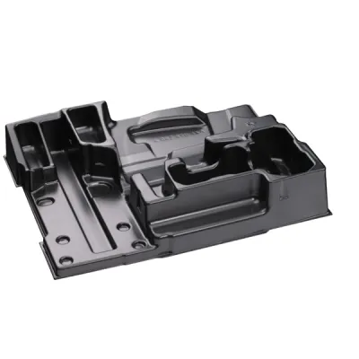 Bosch L-Boxx Einlage 1600A002WG für GST 14,4/18 V-LI | passend für L-BOXX 136 | Platz für Ladegerät & Akkus | schwarz