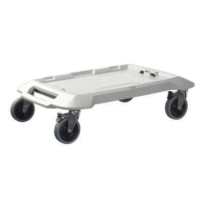 Bosch Professional Transportroller 1600A001S9 | L-BOXX Rollerplatte | 100 kg Tragkraft | 4 Lenkrollen | ABS