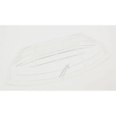 Lampengehäuse für Ofen Smeg 762173175 klar Schutzabdeckung