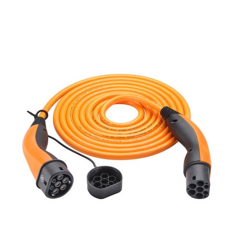 Bild: Lapp Mobility 61798 Ladekabel Helix Typ2 22kW 3phasig 32A 5m orange