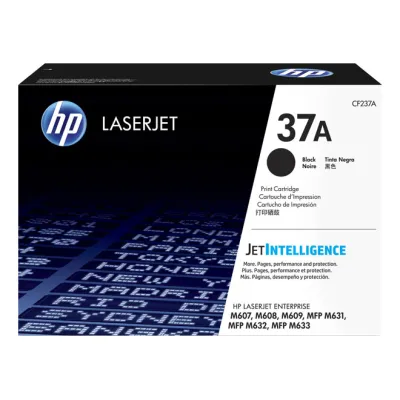 HP Toner Original CF237A 37A | Lasertoner für HP LaserJet Pro M607 | Schwarz | ca. 11.000 Seiten | recycelbar