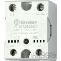 Lastrelais SSR, 25A, 24-240VAC