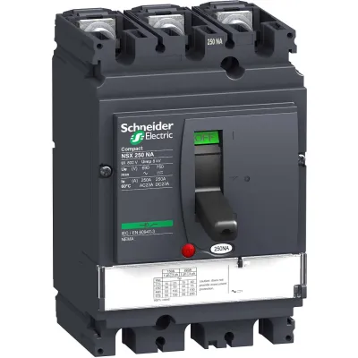 Schneider Electric Leistungsschalter LV431629 NSX250NA | Hauptschalter 3-polig 250A | 690V | IP30 | schwarz
