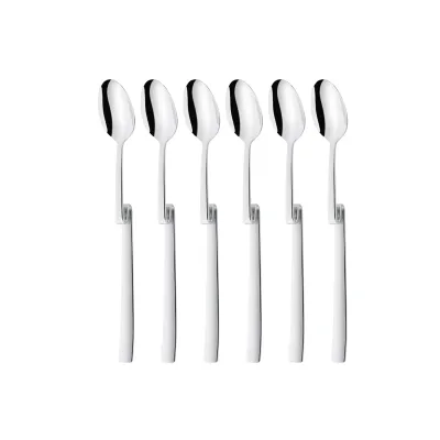 ZWILLING Latte Macchiato Löffel Set 6-teilig | Edelstahl 18/10 | 21 cm | spülmaschinengeeignet | poliert | Silber