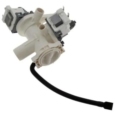 Laugenpumpe - double head ASM Bauknecht C00666401 für Waschmaschine Bauknecht