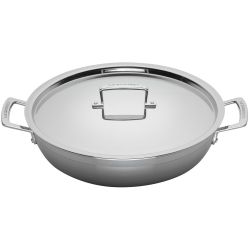 Le Creuset 3-ply Profipfanne mit Deckel antihaft, 30cm