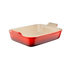 Le Creuset Auflaufform Tradition 32cm, kirschrot