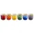 Bild: Le Creuset Becher Set 200ml 6er | Cappuccinobecher Regenbogen | Steinzeug | Kratzfest | Spülmaschinenfest | Bunt