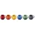 Bild: Le Creuset Becher Set 320 ml Coupe Regenbogen | Steinzeug | 6-teilig | spülmaschinenfest | rot, gelb, blau, grün, lila