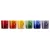Bild: Le Creuset Becher 350ml 6er Set | Steinzeug | Regenbogenfarben | kratzfest | spülmaschinengeeignet | robust | bunt
