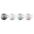 Bild: Le Creuset Becher-Set 4er | Tassen 320ml | Coupetasse | Minimalistisches Design | Geschwungene Form | Pastell