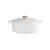 Bild: Le Creuset Bräter oval Signature 29 cm | Gusseisen | Induktion & Backofen geeignet | emailliert | Weiß