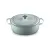 Bild: Le Creuset Bräter oval Signature 31 cm | Gusseisen Schmortopf | Induktion & Backofen geeignet | Sea Salt Blau