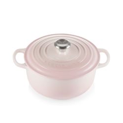 Le Creuset Bräter rund, 20cm Shell Pink