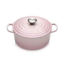 Le Creuset Bräter rund, 24cm Shell Pink