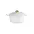 Bild: Le Creuset Bräter rund Signature 24 cm 21177240000430 | Gusseisen | induktionsgeeignet | weiß