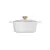 Bild: Le Creuset Bräter rund Signature 24 cm 21177240000430 | Gusseisen | induktionsgeeignet | weiß