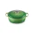 Bild: Le Creuset Bräter oval Signature 29 cm Bamboo | Gusseisen | Induktion | 4,7 Liter | backofenfest | grün