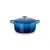 Bild: Le Creuset Bräter rund Signature 22 cm | Gusseisen | Induktion geeignet | 3,3 Liter | backofenfest | Azure