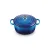 Bild: Le Creuset Bräter rund Signature 22 cm | Gusseisen | Induktion geeignet | 3,3 Liter | backofenfest | Azure