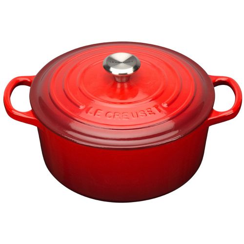 Bild: Le Creuset Bräter Signature rund 24cm, kirschrot