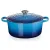 Bild: Le Creuset Bräter Signature rund 26 cm | Gusseisen | Induktion geeignet | backofenfest | 5,3 L | azure