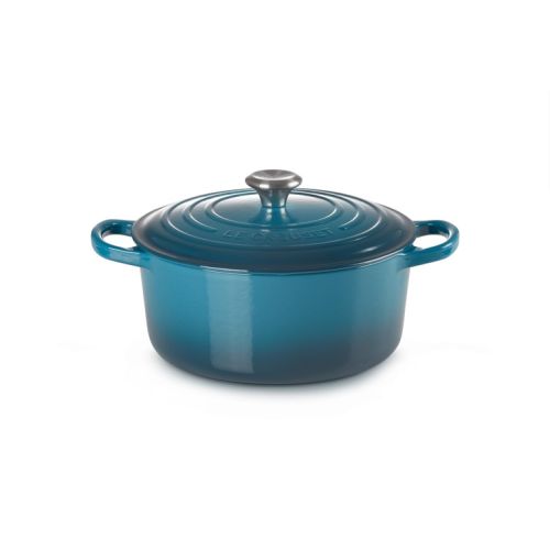 Bild: Le Creuset Bräter Signature rund 26cm, deep teal