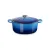 Bild: Le Creuset Bräter rund Signature 28 cm | Gusseisen Bräter | Induktion & Backofen geeignet | 6,7 Liter | Azure Blau