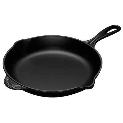 Le Creuset Brat- und Servierpfanne 20182160000422 | Gusseisen Pfanne | 16 cm | Backofen geeignet | schwarz