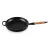 Bild: Le Creuset Bratpfanne Signature 28cm | Gusseisen Pfanne | Holzgriff | Schwarz Matt | 2,6l | emailliert | ergonomisch