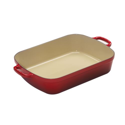 Bild: Le Creuset Bratreine Gusseisen 6,6l, kirschrot