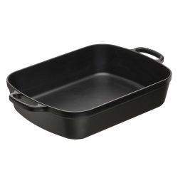 Le Creuset Bratreine Gusseisen 6,6l, schwarz