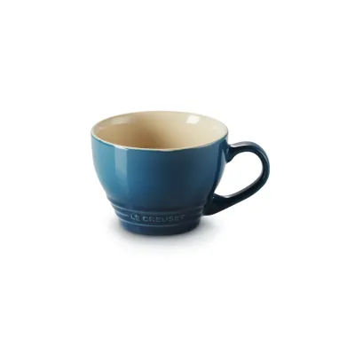 Le Creuset Becher 400 ml | Kaffeetasse | Steinzeug | kratzfest | spülmaschinenfest | Deep Teal
