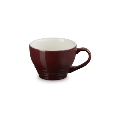 Le Creuset Becher 400 ml Garnet | große Tasse | Steinzeug | kratzfest | spülmaschinengeeignet | rot