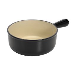 Le Creuset Caquelon 24cm, schwarz