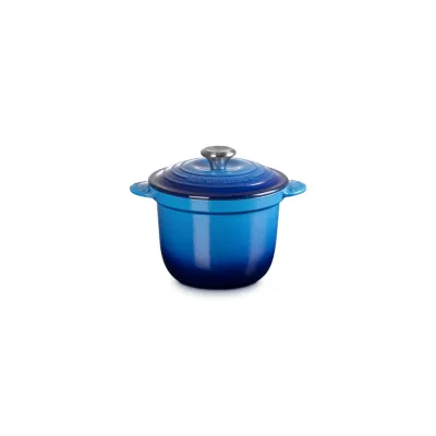 Le Creuset Bräter Cocotte Every 18 cm | Gusseisen | Reiskocher | Allrounder | Spülmaschinengeeignet | Azure